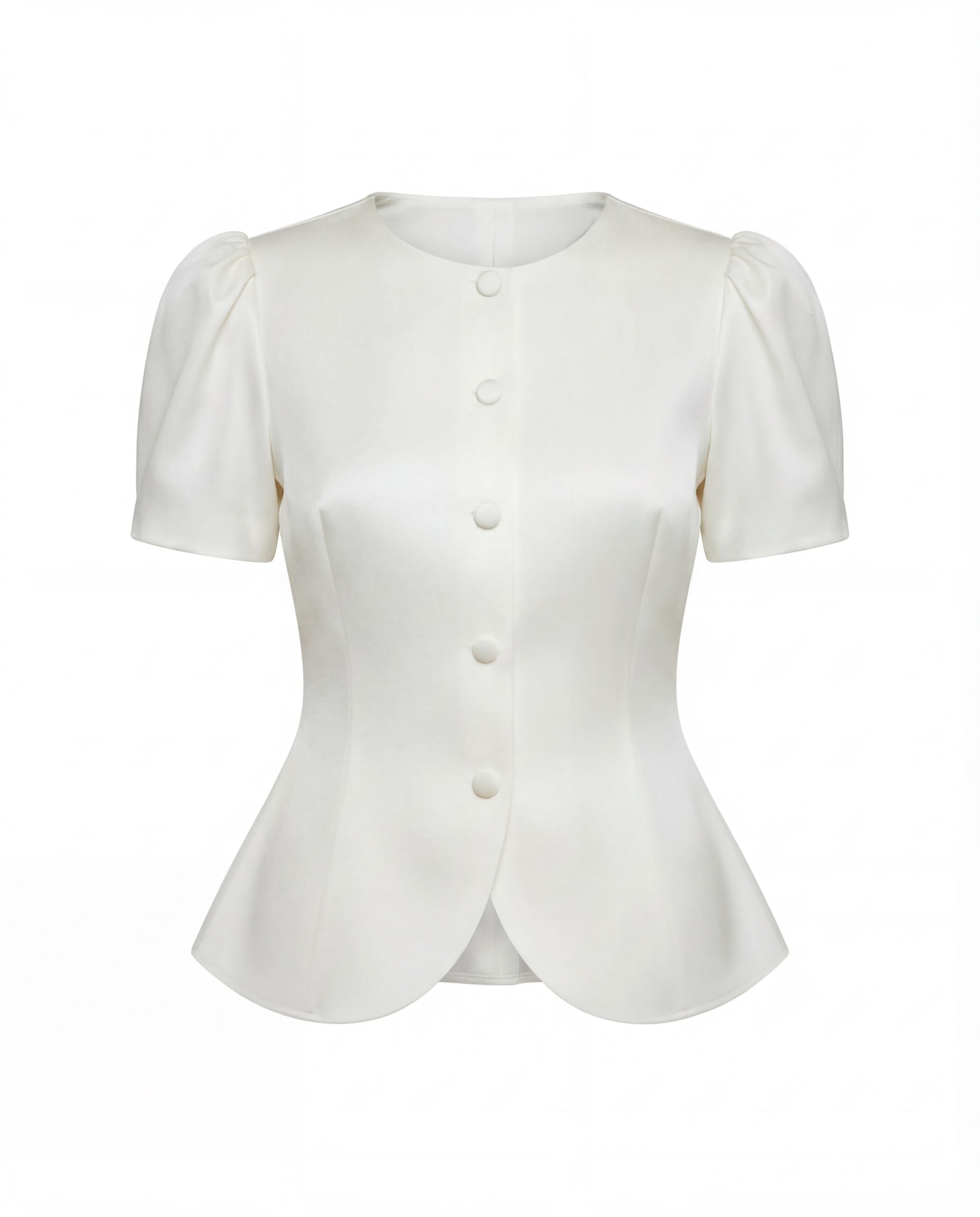 Jedwabny żakiet Lou-  ecru