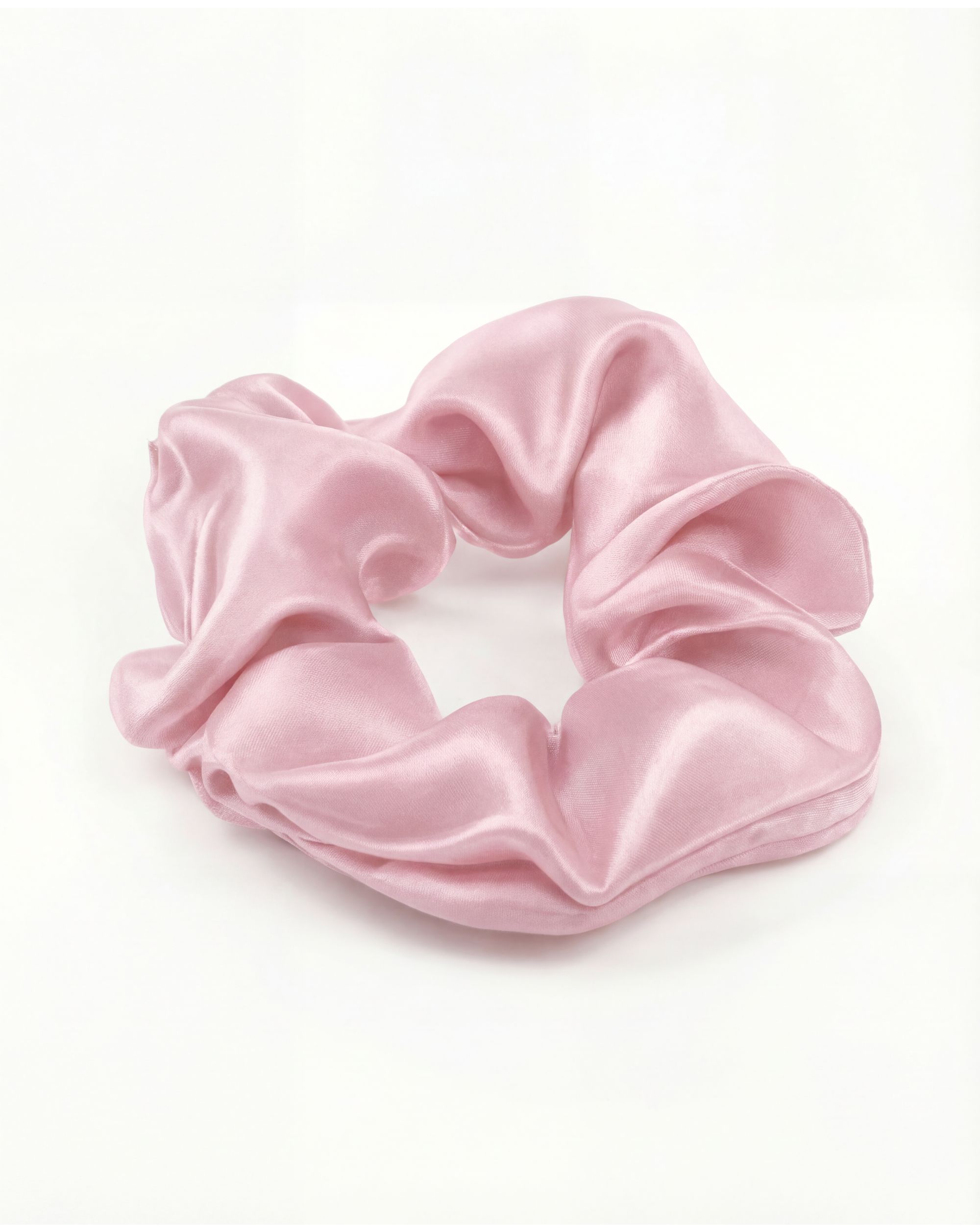 Jedwabna gumka maxi - rose