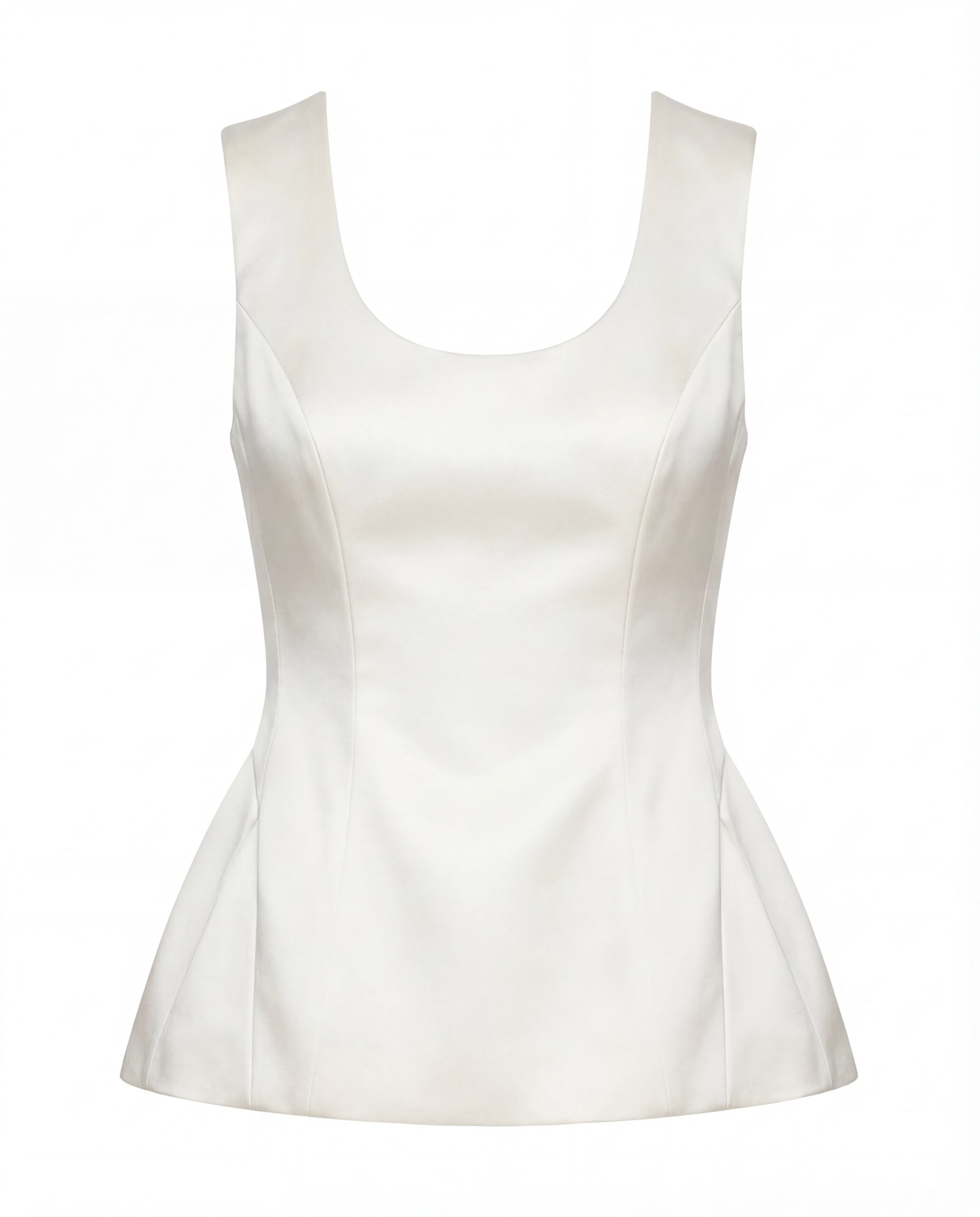 Jedwabny Top Eliza - ecru