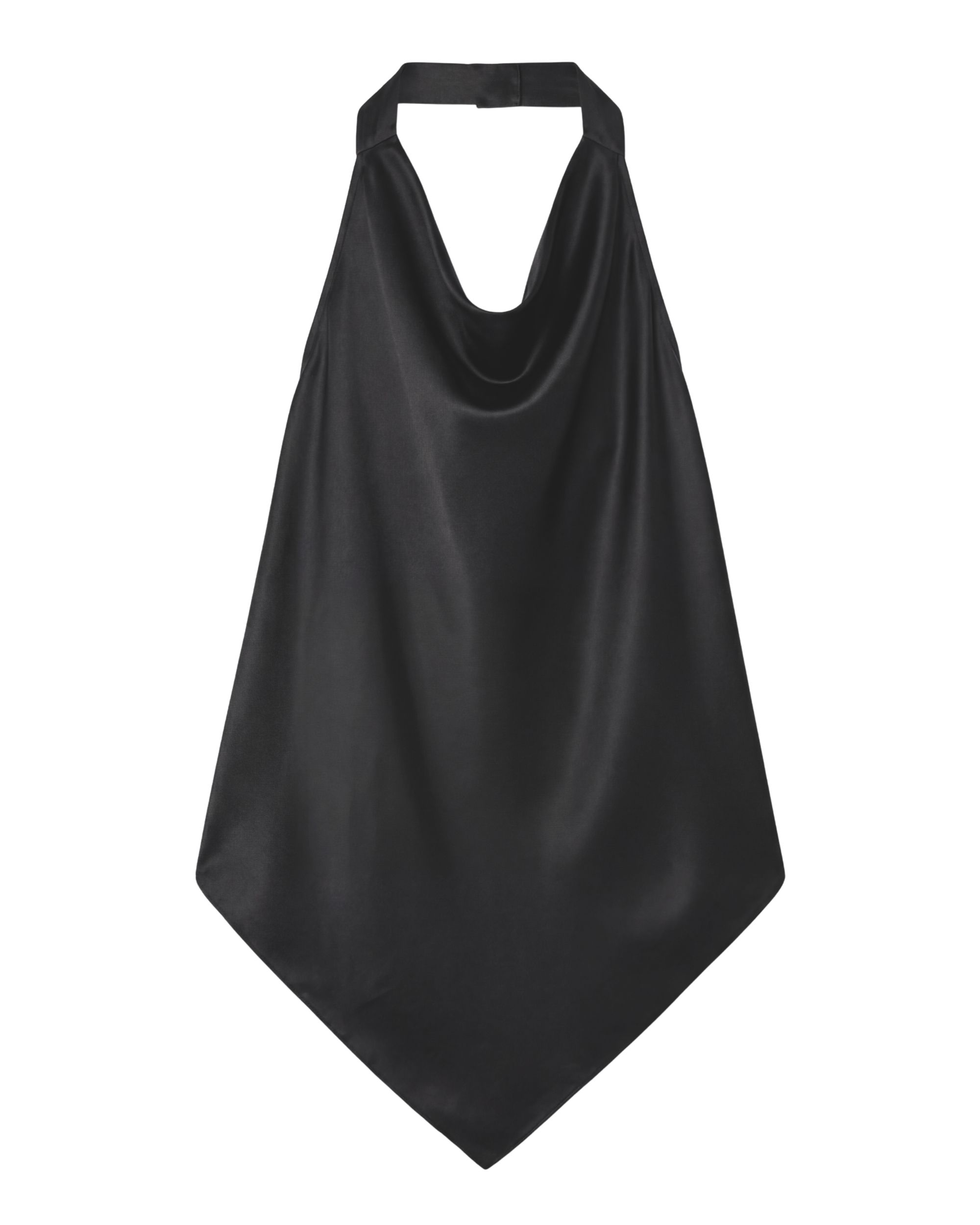 Jedwabny Top Naomi - czarny